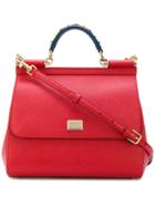 Dolce & Gabbana Large Sicily Handbag - Red