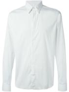 Givenchy Pointed Collar Shirt, Men's, Size: 40, White, Cotton/polyamide/spandex/elastane