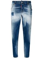 Dsquared2 Faded Hockney Jeans - Blue