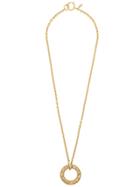 Chanel Vintage Engraved Necklace - Gold