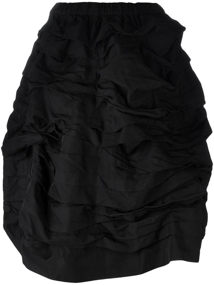 Comme Des Garçons Comme Des Garçons Elastic Waistband Full Skirt