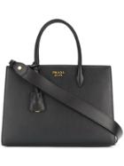Prada Medium Galleria Tote Bag - Black