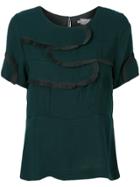 Cotélac Ruched Details T-shirt - Green