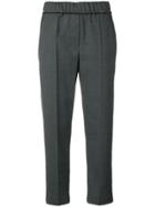 Brunello Cucinelli Cropped Tapered Trousers - Grey