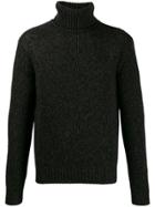 Lamberto Losani Turtle Neck Jumper - Brown