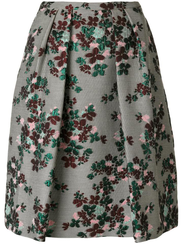 Essentiel Antwerp - Pacific Full Skirt - Women - Cotton/polyester/acetate/metal (grey) - 42, Cotton/polyester/acetate/metal