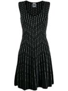 M Missoni V-neck Mini Dress - Black