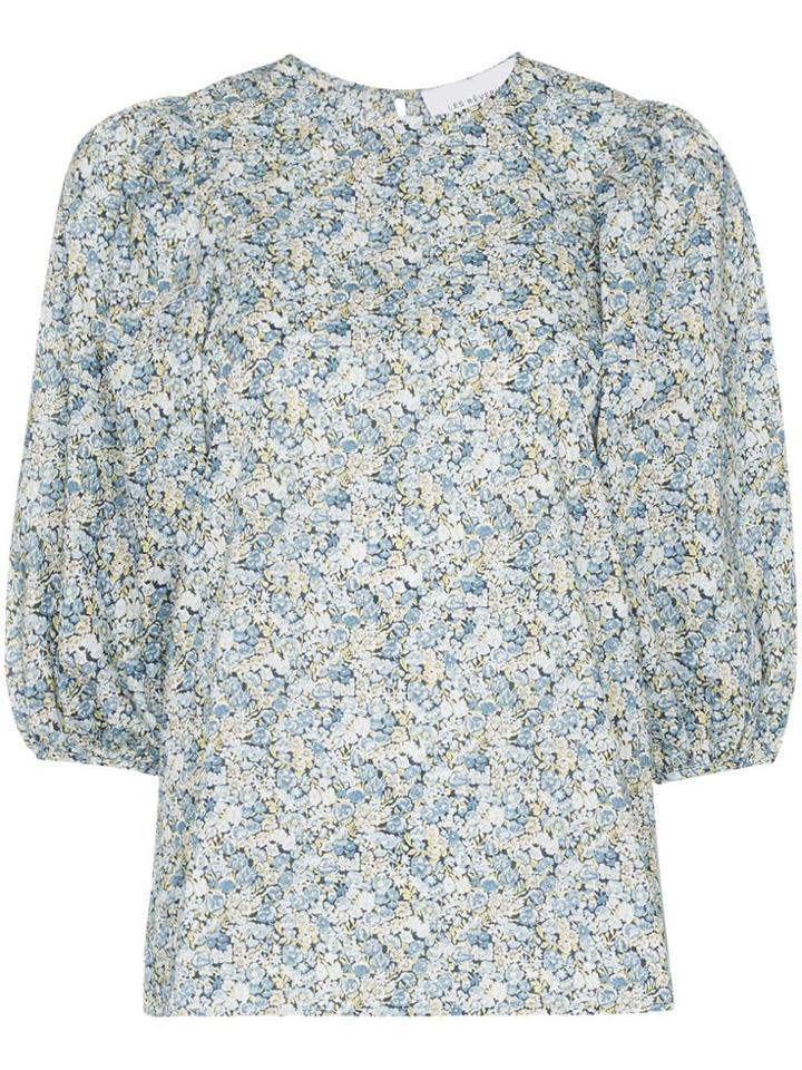 Les Reveries Liberty Chive Floral Print Top - Libeerty Chive