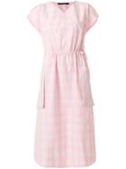 Sofie D'hoore Checked Day Dress - White