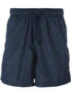 Etro Paisley Print Swim Shorts, Men's, Size: Large, Blue, Nylon