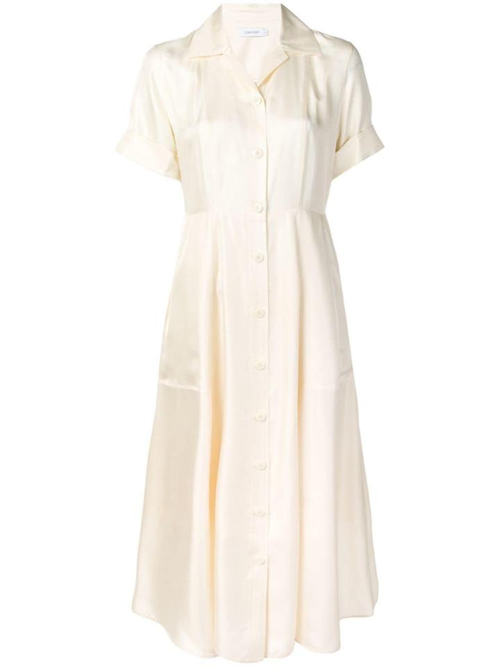 Calvin Klein Long Shirt Dress - White