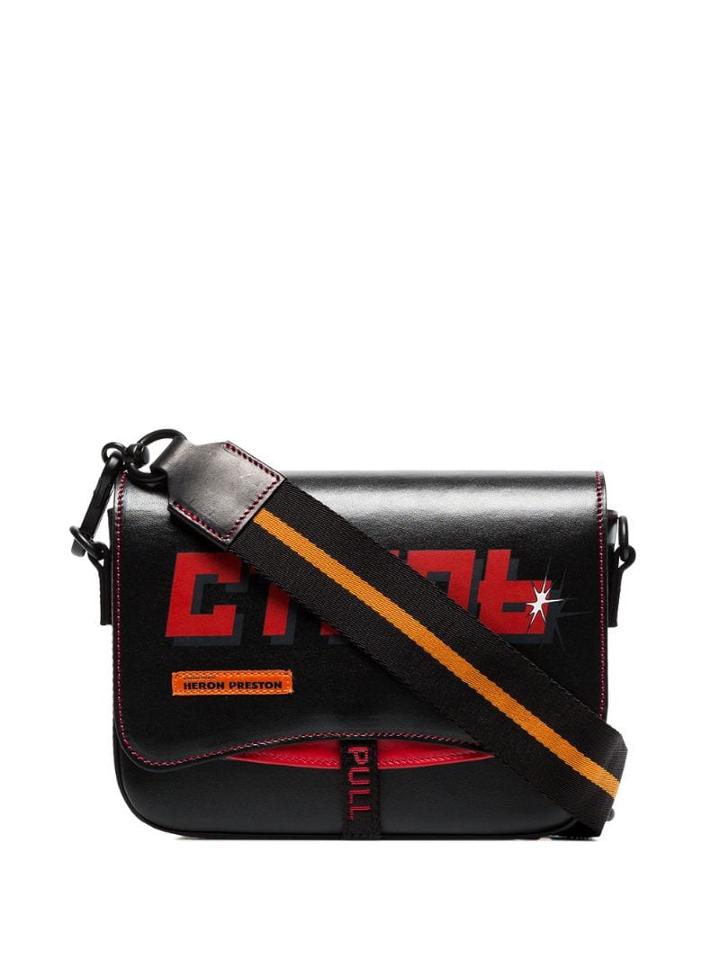 Heron Preston Logo Patch Cross-body Bag - Black