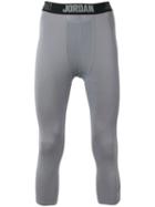 Nike - Jordan Cropped Leggings - Men - Polyester/spandex/elastane - M, Grey