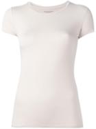 Majestic Filatures Round Neck T-shirt, Women's, Size: Iv, Pink/purple, Viscose/spandex/elastane