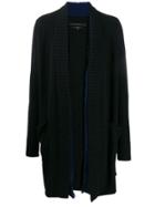 Ziggy Chen Fine Knit Cardigan - Black