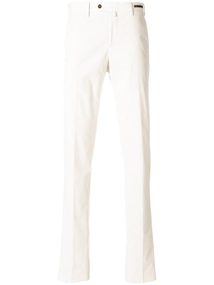 Pt01 Slim Fit Trousers - Nude & Neutrals