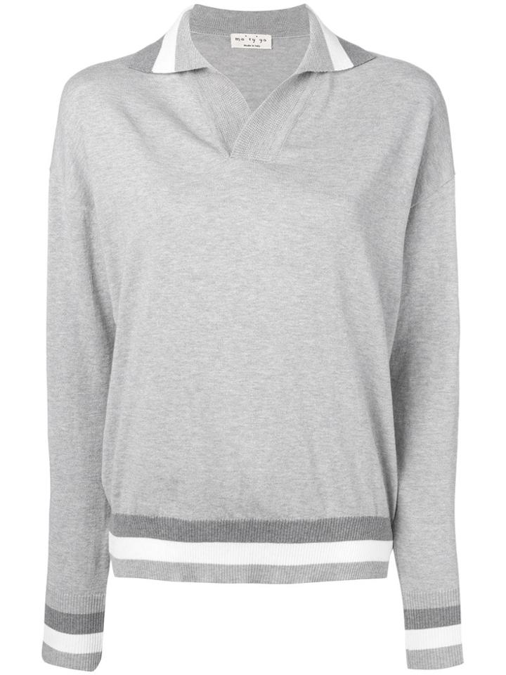Ma'ry'ya Knitted Jersey - Grey