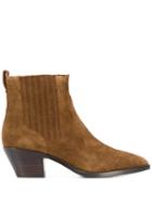 Ash Slip-on Ankle Boots - Brown