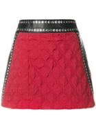Alyx Quilted Pelmet Skirt - Red