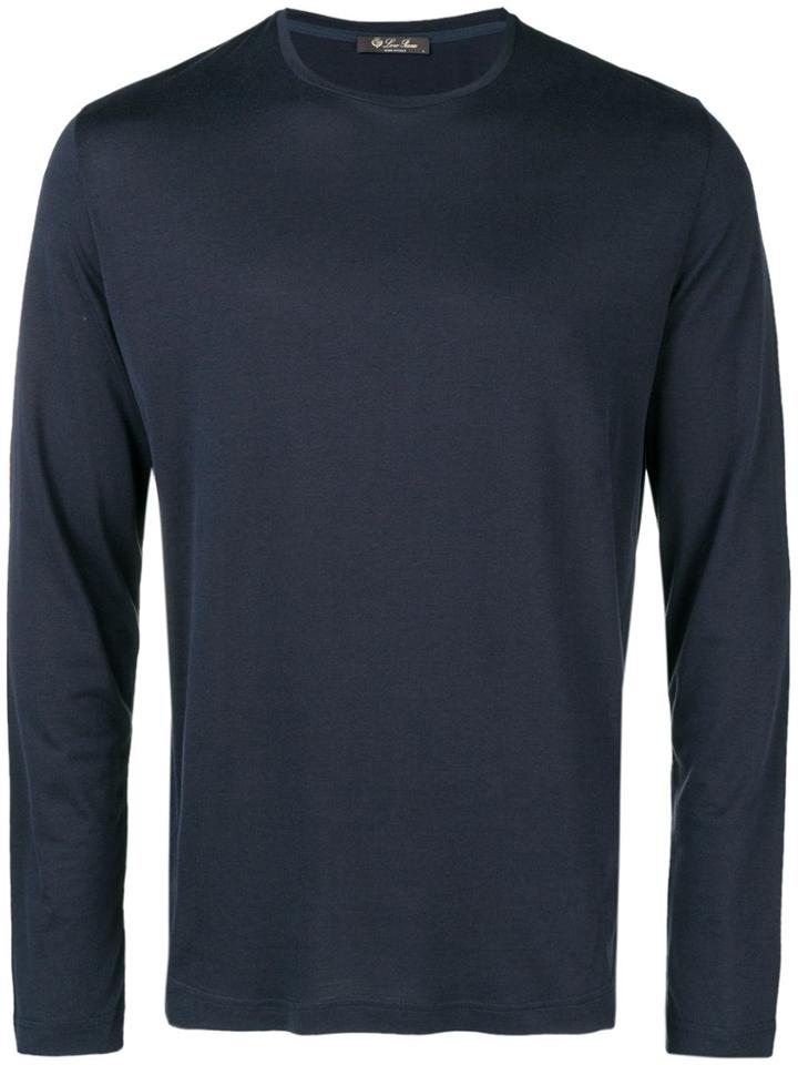 Loro Piana Crewneck Top - Blue
