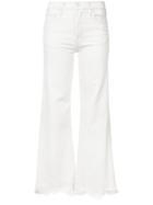 Mother High-waist Flared Jeans - White