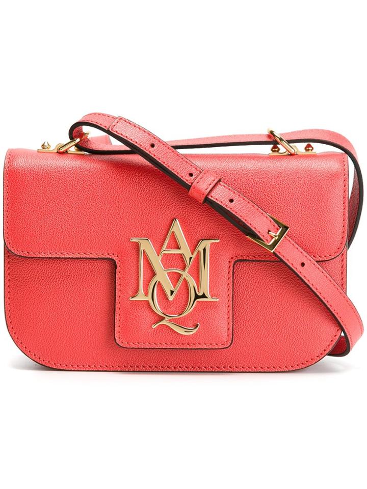 Alexander Mcqueen 'insignia' Satchel - Red