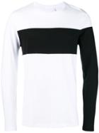 Helmut Lang Panelled Sweatshirt - White