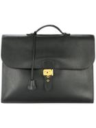 Hermès Vintage Sac A Depeche 41 Briefcase Hand Bag - Black