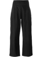 Rundholz Cropped Trousers, Women's, Size: Xs, Black, Linen/flax/cotton/polyamide/spandex/elastane