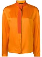 Haider Ackermann Mandarin Collar Shirt - Orange