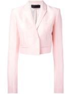 Haider Ackermann - Mercure Cropped Jacket - Women - Cotton/linen/flax/nylon/rayon - 40, Pink/purple, Cotton/linen/flax/nylon/rayon