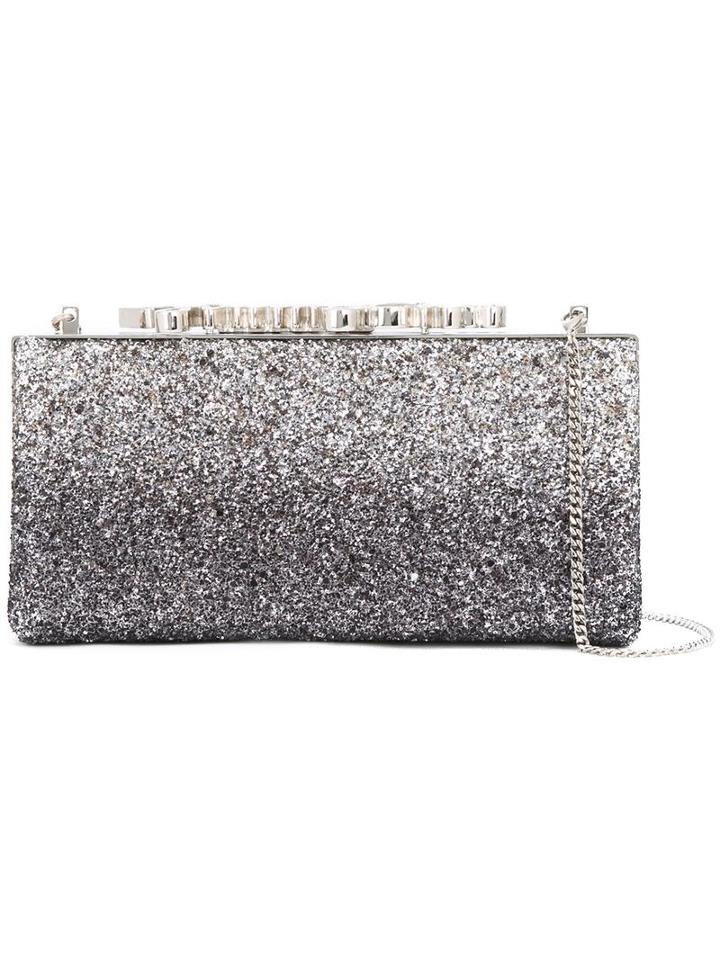 Jimmy Choo Celeste Clutch, Women's, Black, Pvc