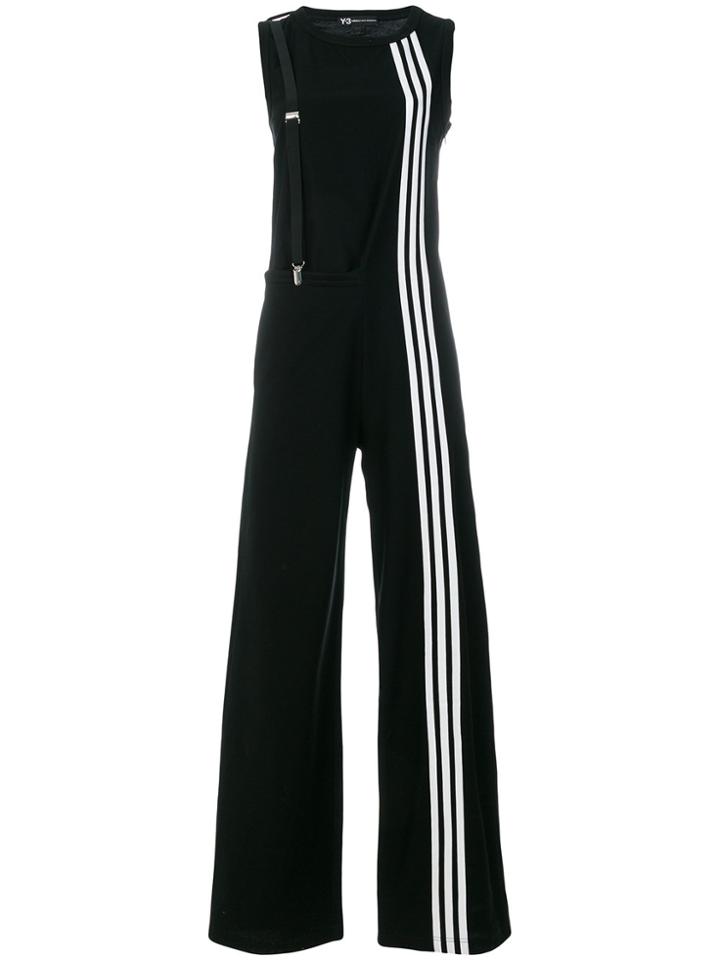 Y-3 Side Stripe Jumpsuit - Black
