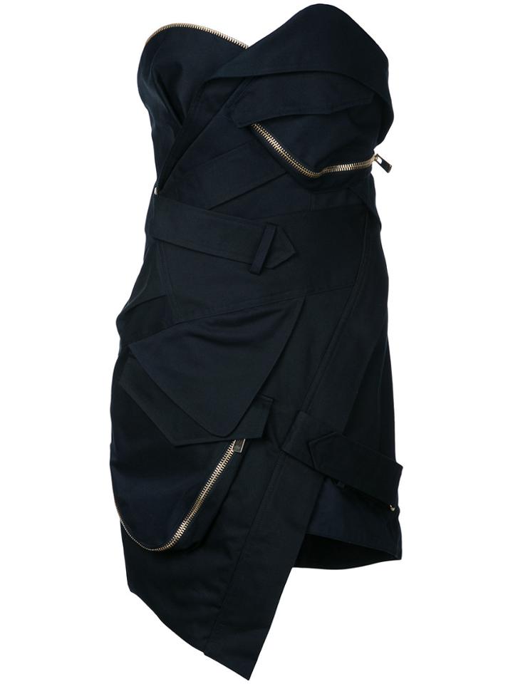 Alexandre Vauthier Bustier Mini Dress - Black