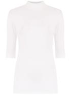 Andrea Bogosian High Neck Top - White