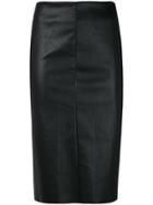 Drome Fitted Midi Skirt - Black
