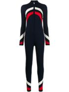 Perfect Moment Knitted Ski Suit - Blue