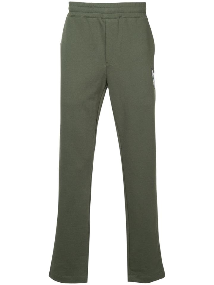 Ck Calvin Klein Embroidered Dog Track Pants - Green