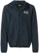 Ea7 Emporio Armani Branded Windbreaker - Blue