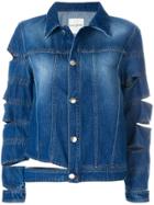 Each X Other Ripped Effect Denim Jacket - Blue