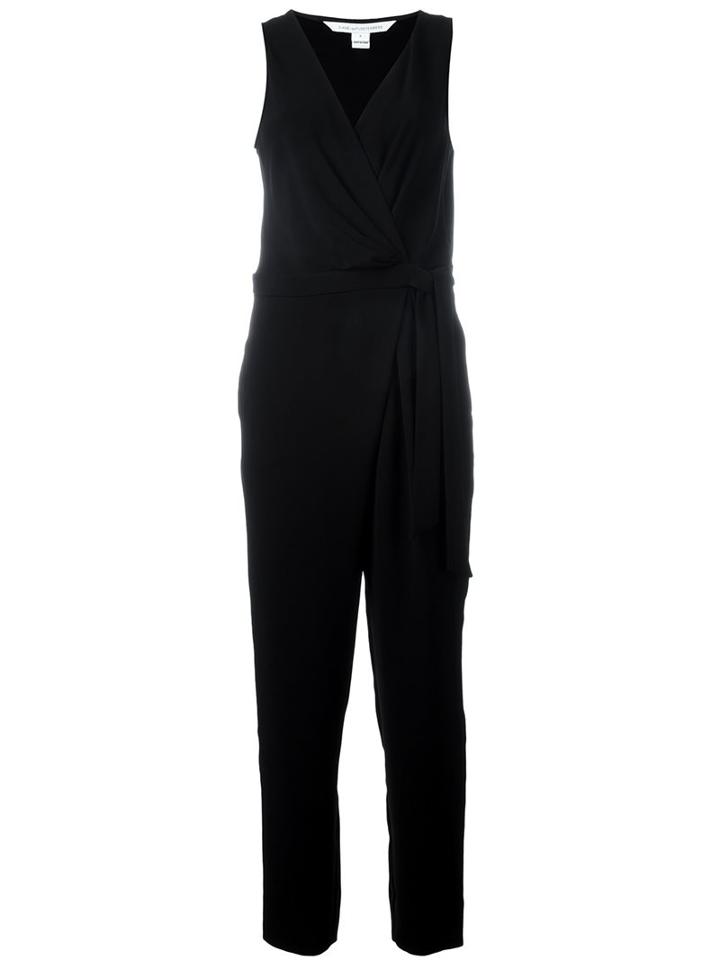 Diane Von Furstenberg V-neck Sleeveless Jumpsuit