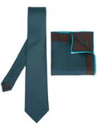 Brioni Tie/square Set - Brown
