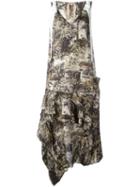 N.21 Jungle Print Asymmetric Dress