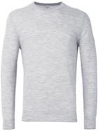 Eleventy - Plain Sweatshirt - Men - Silk/merino - L, Grey, Silk/merino