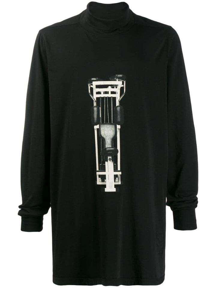 Rick Owens Drkshdw Peck Deck T-shirt - Black