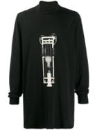 Rick Owens Drkshdw Peck Deck T-shirt - Black