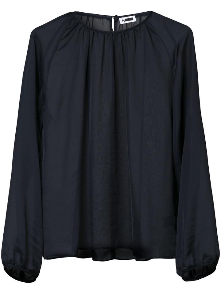 H Beauty & Youth Long-sleeved Blouse - Blue