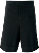 Moncler Gamme Bleu Logo Patch Textured Shorts