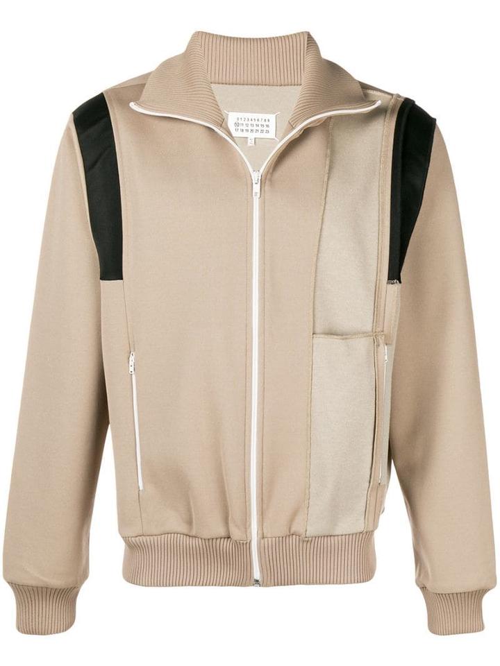 Maison Margiela Front Zip Retro Jacket - Neutrals