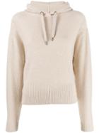 Brunello Cucinelli Sequin Knit Hoodie - Neutrals
